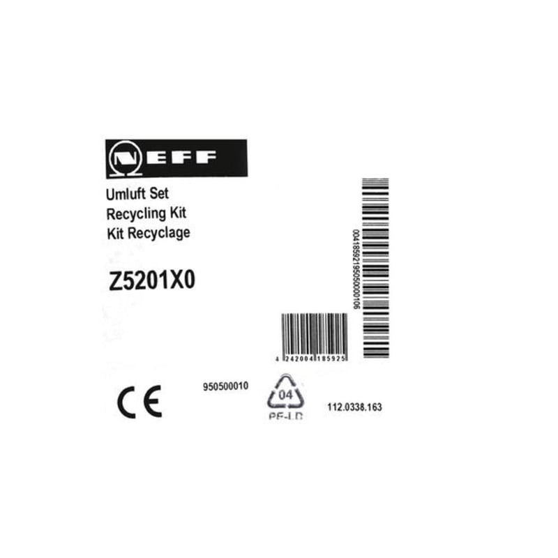 Fettfiltermatte Neff Z5201X0 11005750 545x280mm für Dunstabzugshaube