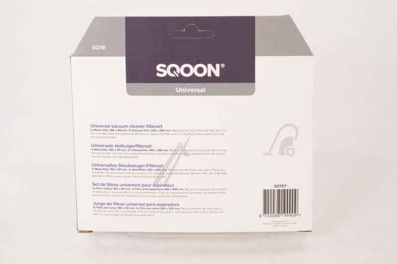 S0157 Filtersatz für Staubsauger Sqoon Motor- & Mikrofilter Universal