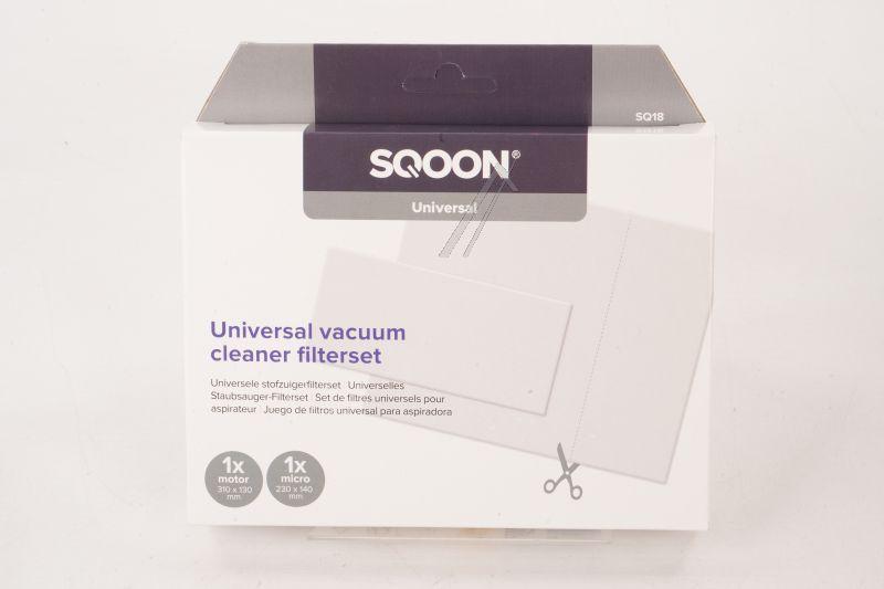 S0157 Filtersatz für Staubsauger Sqoon Motor- & Mikrofilter Universal