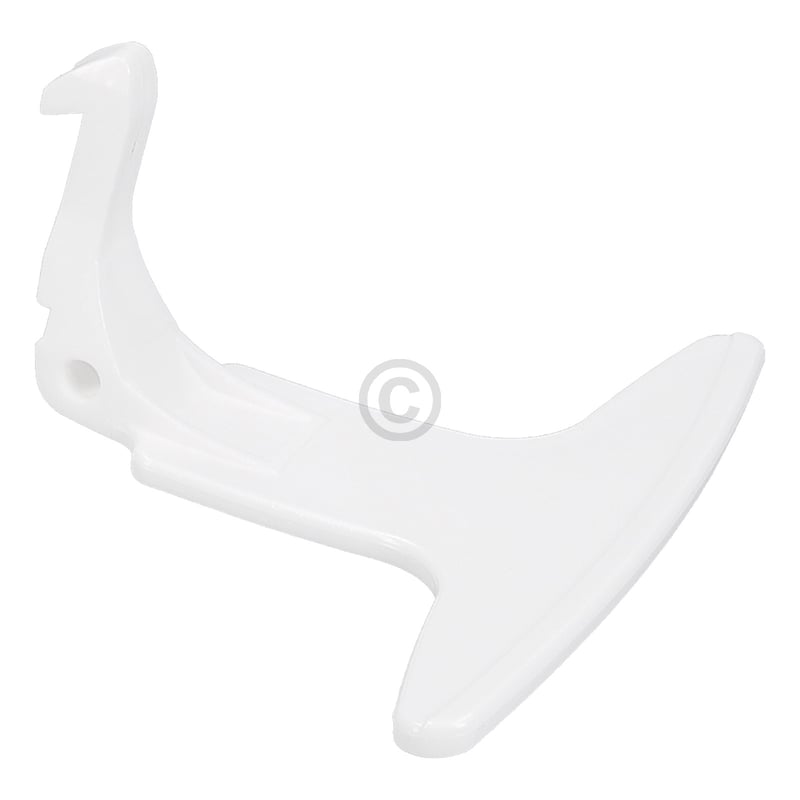 Türgriff passend für Gorenje 154471 weiß mit Schließhaken für Waschmaschine
