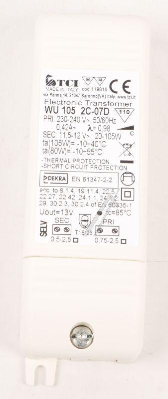 Elica Ofen Trafo 230-240V 12V 105W SPP0000323 Halogen