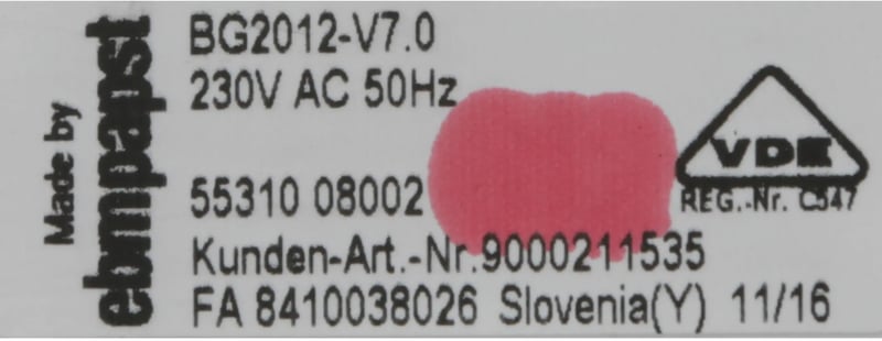 Lüftermotor für Bosch-Lüfter 00670973 Hochwertige Qualität