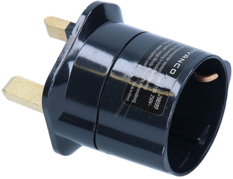Reisestecker Großbritannien Vivanco TA EU/GB 28699 für EGRET E-Scooter Gehäuse