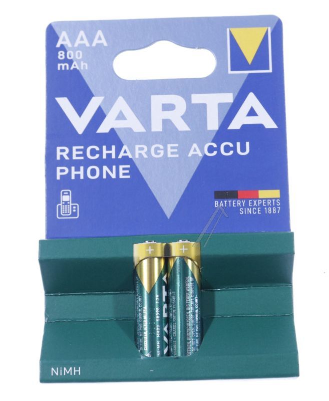 Varta AAA Micro-Akkus 800mAh für Ofen 58398101402 (2er Pack)