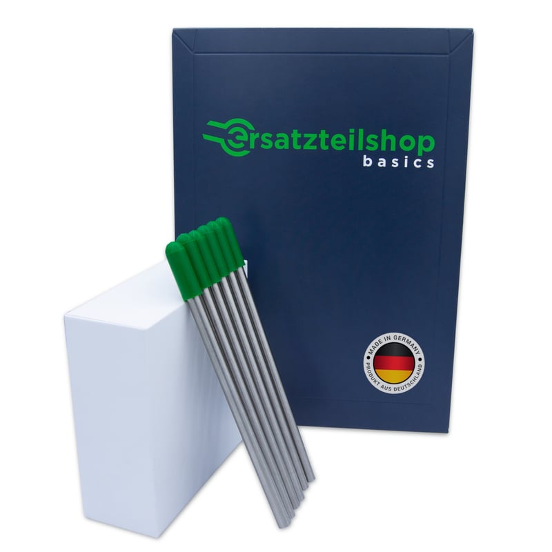 Edelstahl Glashalter für Geschirrspüler mit grünen Kappen - Set Sektfreunde