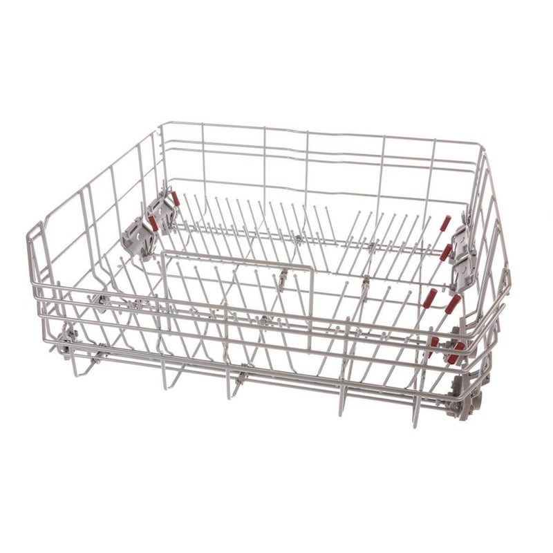 Geschirrkorb silber, 8 Klappstachel, Gläseranlagebügel, Tassenablagen 20003240