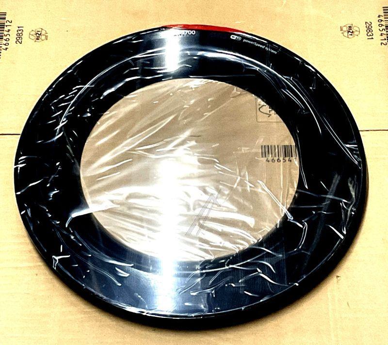 Bullaugenrahmen Schwarz für Waschmaschine Bosch Siemens 11063921 Sichtfenster Abdeckung