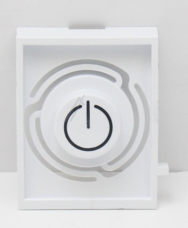 Taste Ein/Aus für Geschirrspüler Whirlpool Indesit C00634301 weißer Schalter Bedienfeld