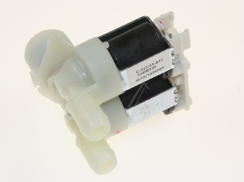 Bitron-Magnetventil für Whirlpool-Waschmaschine 480111100199 Zweifach-Ventil