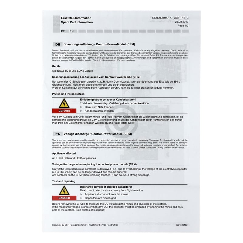 Steuerungsmodul programmiert 11051791