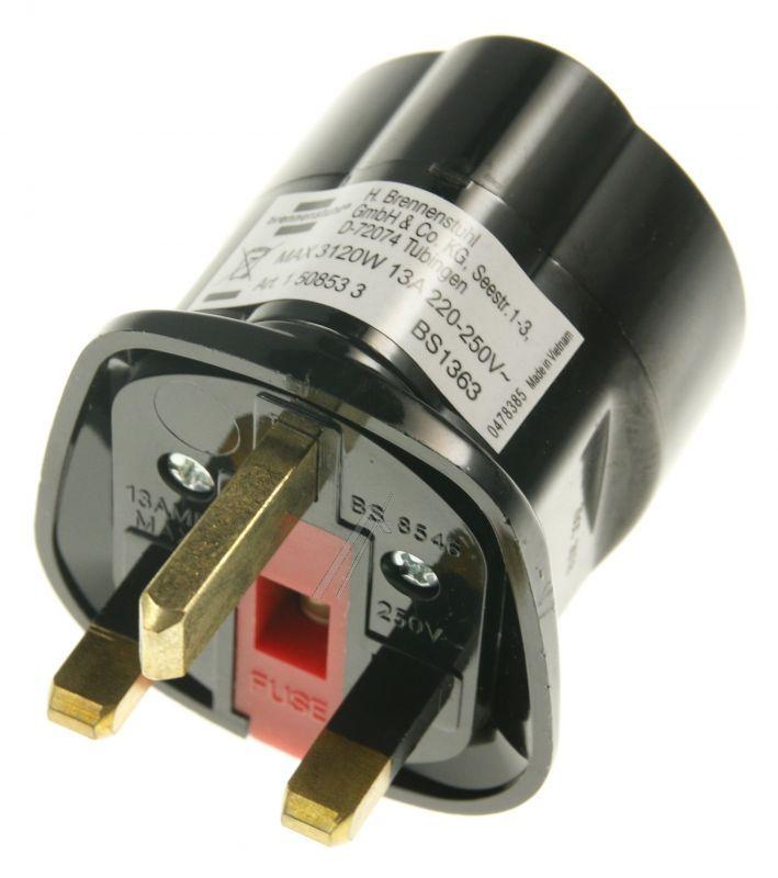 Reisestecker Schutzkontakt auf GB Brennenstuhl 1508533 für EGRET E-Scooter Gehäuse