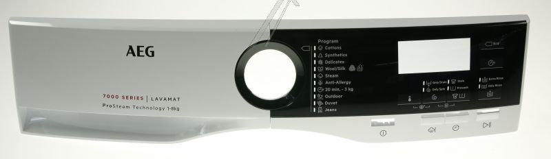 Bedienblende weiß für Gehäuseteile AEG 140064656048 Waschmaschine