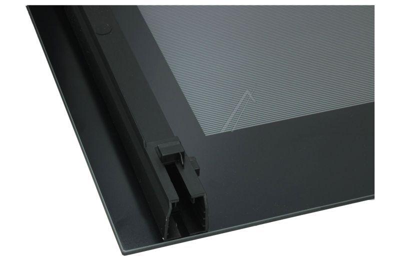 Backofentürscheibe für Ofen Whirlpool Indesit 488000853649 schwarz, Glas