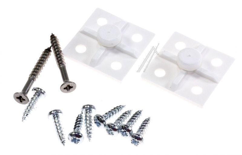 Befestigungssatz Kernholz für Geschirrspüler Smeg 697450417 Holzboden