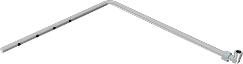 Sammelrohr für Bosch-Ofen 11025822 Abluft, Edelstahl