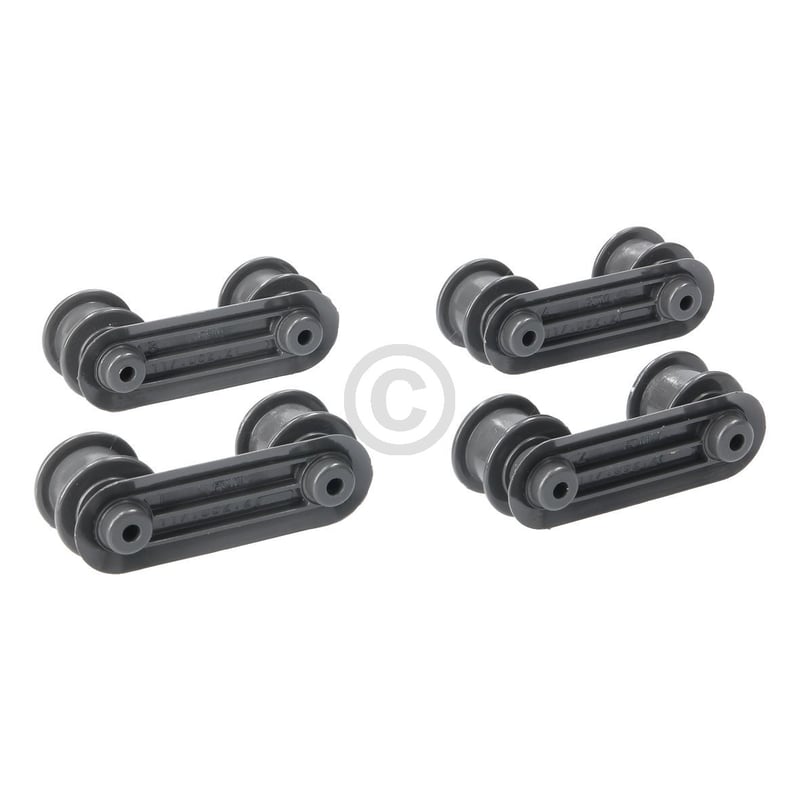 Räderhaltersatz, Dunkelgrau, 4 (4055260790)