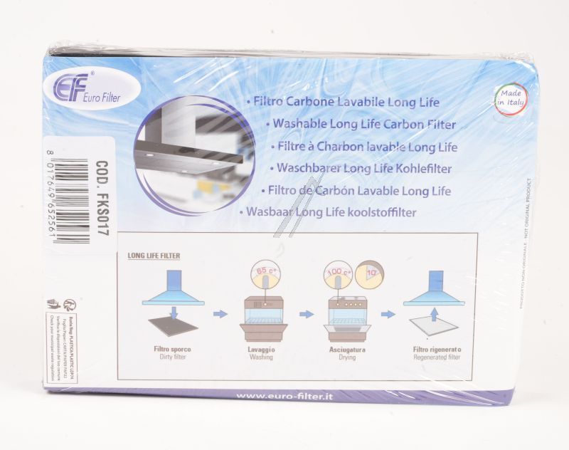 Aktivkohlefilter für Electrolux Ofen FKS017 Geruchsneutralisierung