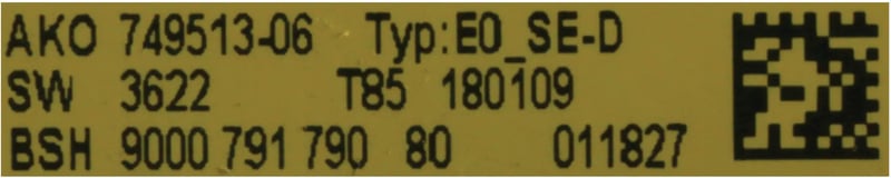 Uhrwerk für Ofen BSH-Gruppe 00650373 Backofen-Uhr