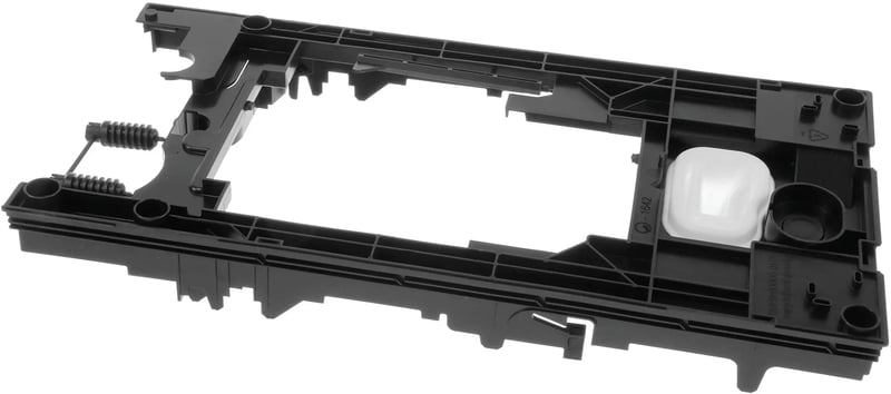 Rückwand für Bosch/Siemens/Neff Geräte 11012255 Kunststoff schwarz