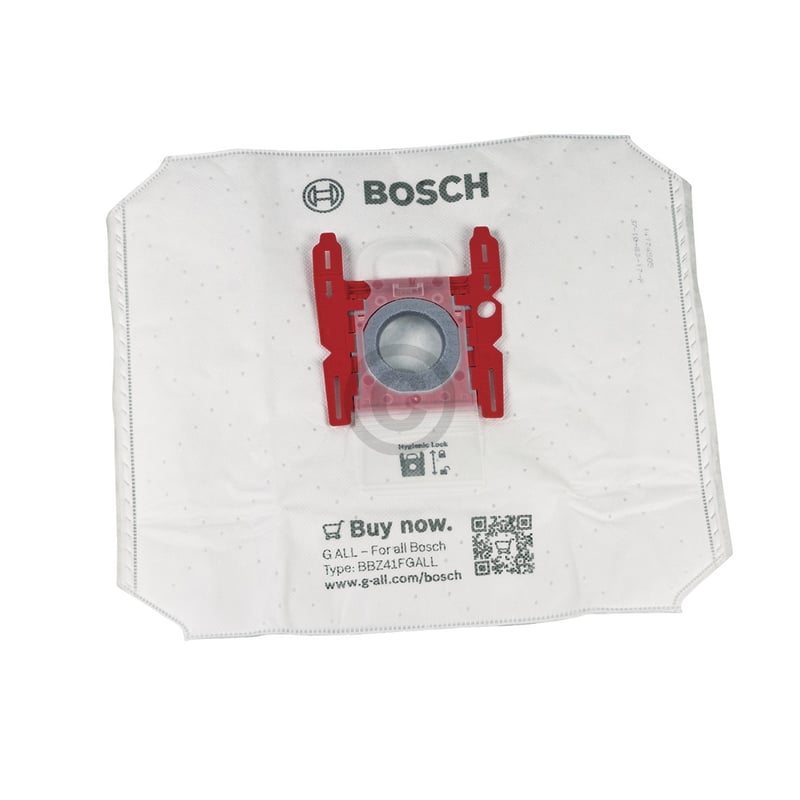Filterbeutel Bosch Typ G ALL 17000940 BBZ41FFGALL Original 4Stk