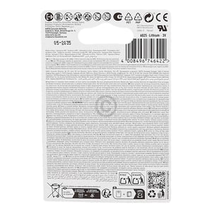 Knopfzelle CR2025 Lithium VARTA 06025101402 2Stk Varta