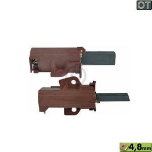 Kohlen mit Halter 4,8mmAMP Candy 49028931 für Waschmaschine