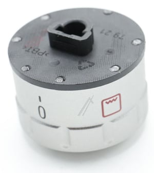 Drehgriff-Vorwahl EDELSTAHL, FESTSTEHEND, KURZ, BEDRUCKT 00175239