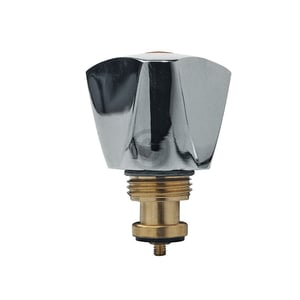 Knebel 1/2" mit Innenoberteil Warmwasser rot für Armatur Sanitär