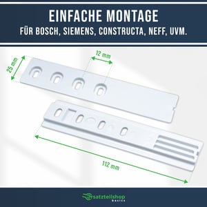 Türmontageset wie LIEBHERR 9086322 für Schlepptür Kühlschrank Gefrierschrank