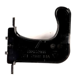 Scharnierabdeckung oben links für Kühlschrank Vestel 42368821 Schwarz, Modelle 3731/3831