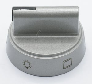 Knopf für Amica Ofen 9070458 Silber Drehknopf