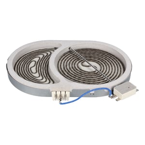 Strahlheizkörper oval 170x265mm 2300/1500W Küppersbusch 544116 für Kochfeld