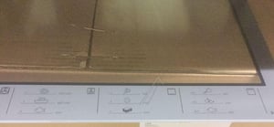 Ofentürglas für Beko-Ofen C00872807 Innentür