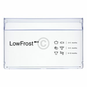 Blende Schalenfront "Low Frost" Constructa 11010665 für Kühlschrank