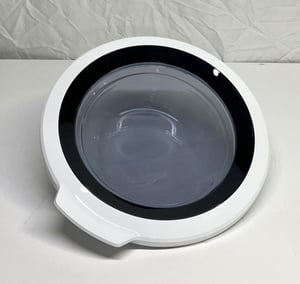 Türblende für Tür AEG 140061935924 weiß, geschweißt, Ø490 mm