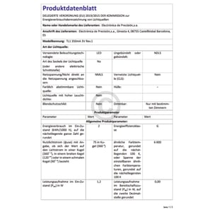 Lampenmodul BOSCH 10003924 für Kühlschrank