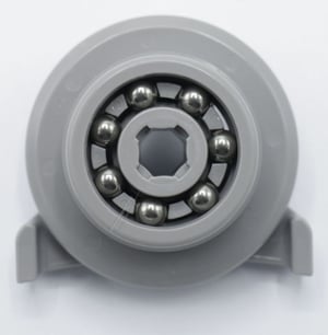 Rad 10014064 für Bosch Geschirrspüler 10014064 Unterkorbrolle