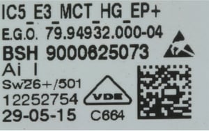 Bedienmodul unprogrammiert 00658105