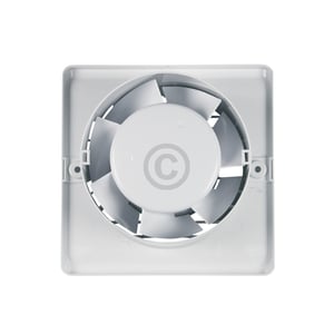Wohnraumventilator 100erR weiß mit Timer für Wand Bad Toilette