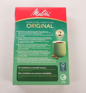 Kaffeefilter 1x4 für Kaffeemaschine Melitta 94641 weiß, 80 Stück