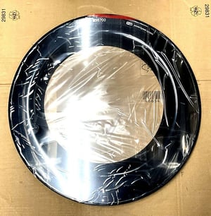 Bullaugenrahmen Schwarz für Waschmaschine Bosch Siemens 11063921 Sichtfenster Abdeckung