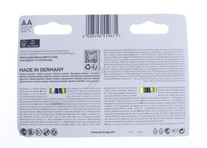 Varta Mignon-Batterien für Ofen 4906121482 12er Pack AA LR6