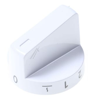 Weißer Backofen-Drehregler AEG 140198370045 9-Stufen-Regelung