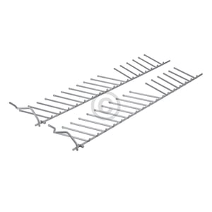 Einsatz silber, Klappstachelreihen Unterkorb K6, vorne 11006572