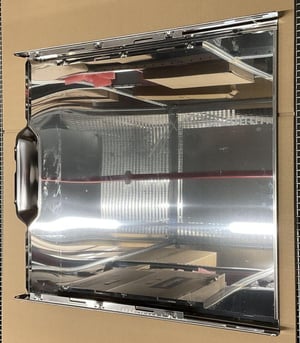 Frontblende Hemera-Flat/Inox für Vestel Geschirrspüler 37046342 Edelstahl