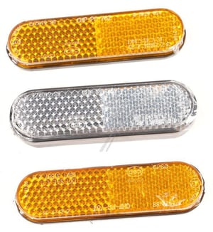 Gelber elliptischer Reflektor Ducati JEEP Lamborghini AL_EXT_009 für E-Scooter Licht