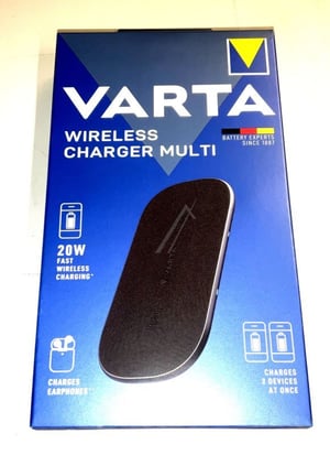 Wireless Qi Multi Ladegerät für Staubsauger Varta 57906101111 kabellos, induktiv
