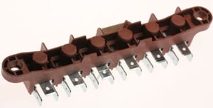 Netzanschlussleiste 6-polig für Ofen AEG 1250278097001 Kochfeldanschluß