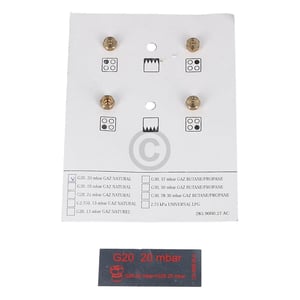 Düsensatz für Brenner Kochstellen beko 4431900070 G20-10 in Gaskochmulde Gasherd 4Stk