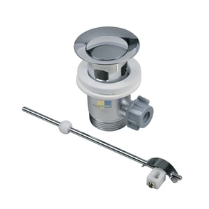 Ablaufgarnitur 1 1/4" mit Exzenter und Stopfen chrom für Waschbecken 10030751
